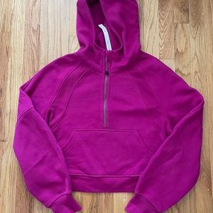 NWOT Scuba 1/2 Zip Hoodie Ripened Raspberry XS/S